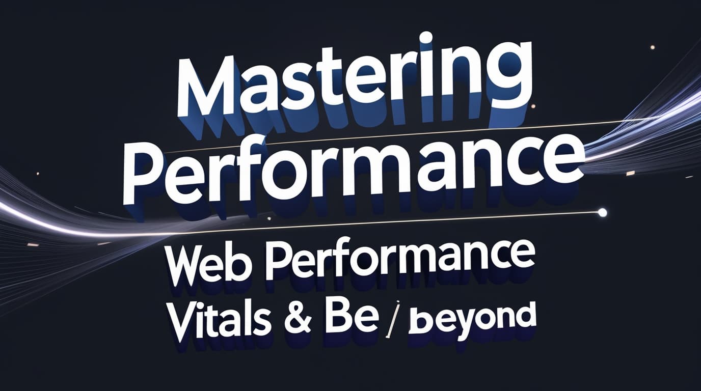 Mastering Web Performance: Core Web Vitals & Beyond